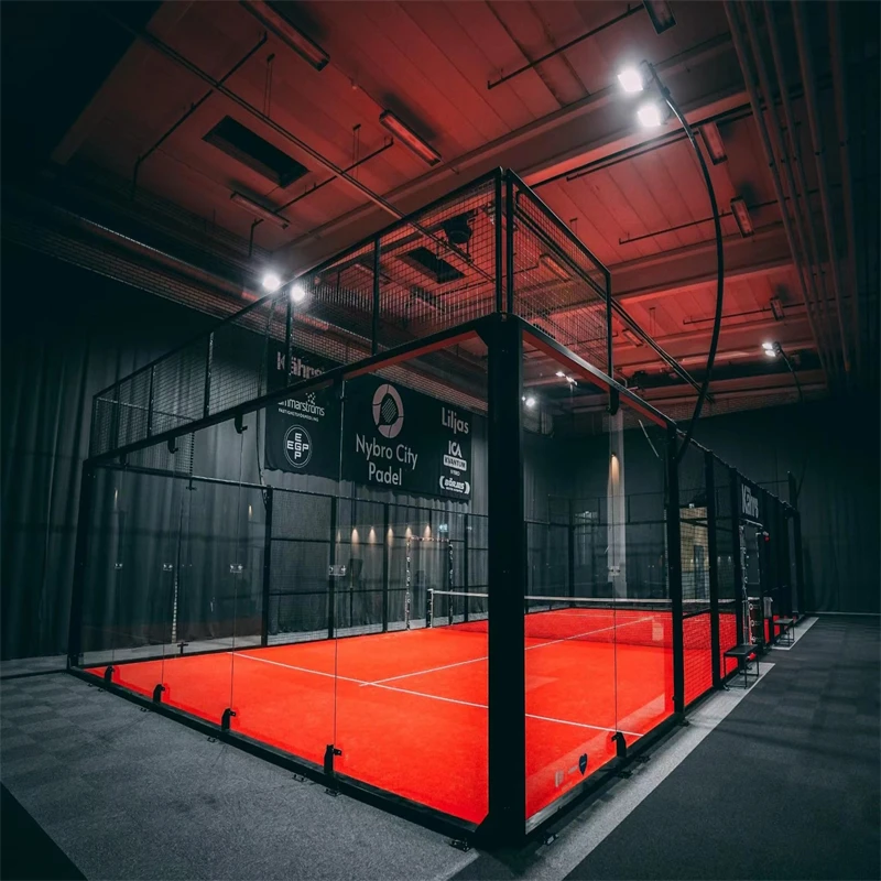 Competitive Price Panoramic Padel Tennis Courts Hot Sale in Worldwide Padel Court Supplier Cancha De Padel