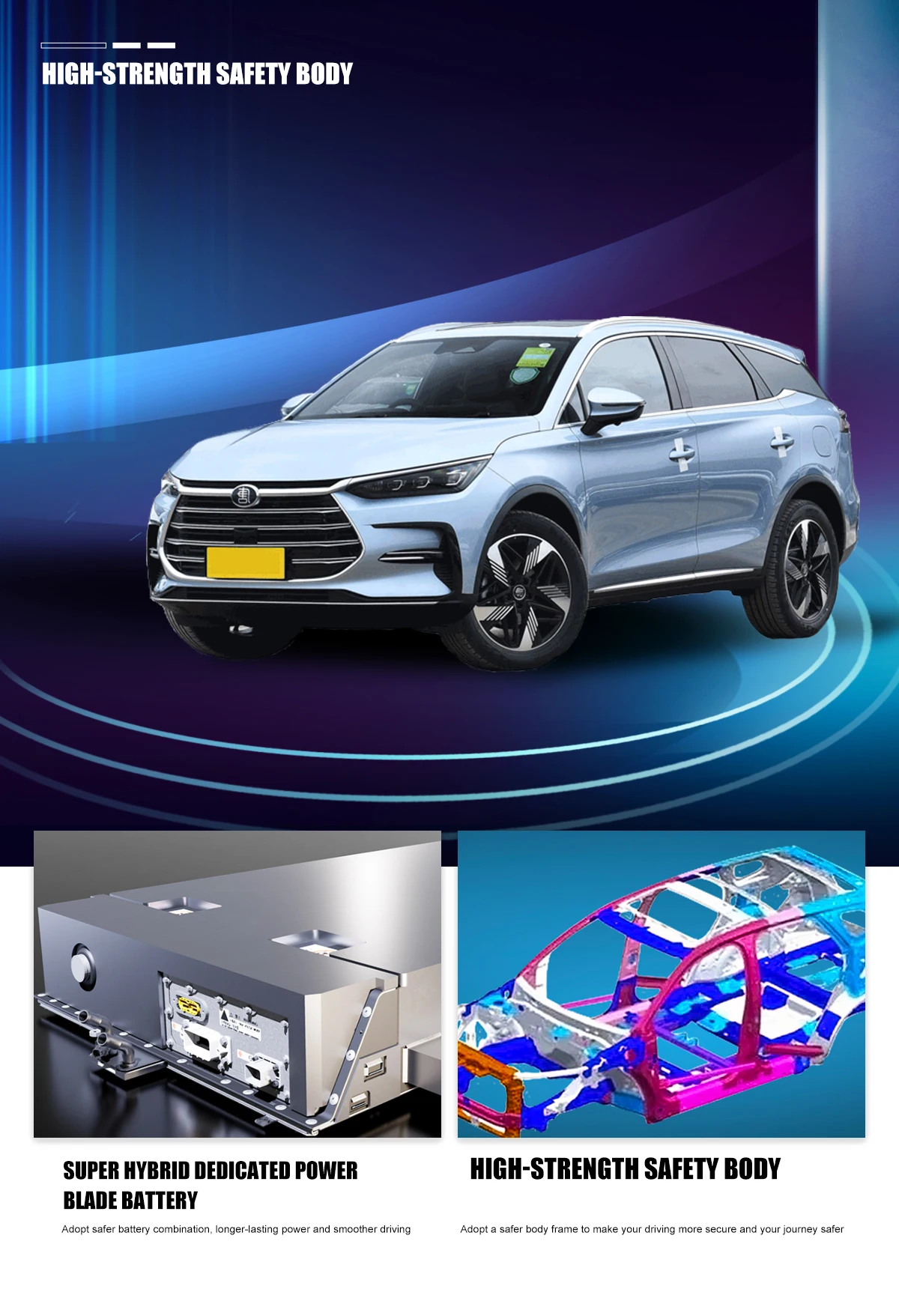 Tang Electric New Byd Tang Electric Car Vehicle Cheap Used Ev Electrics Cars Byd Tang ...