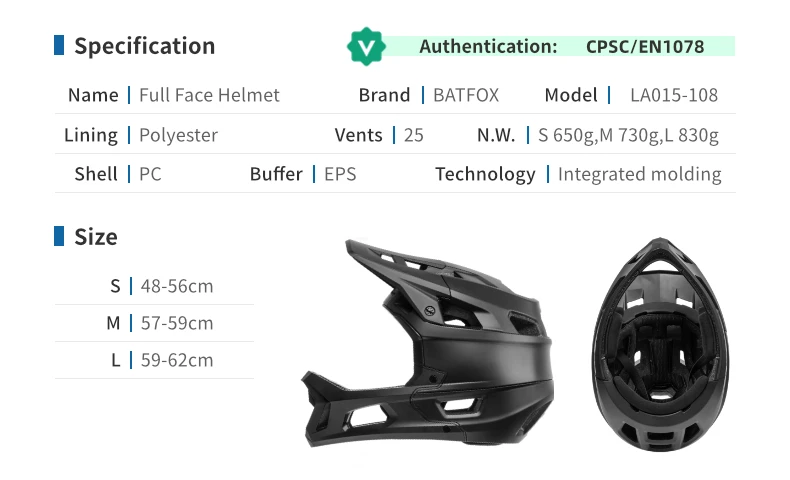 OEM&ODM Off Road Helmet Downhill Mountain Bike Helmet Mtb Bmx Full Face ...