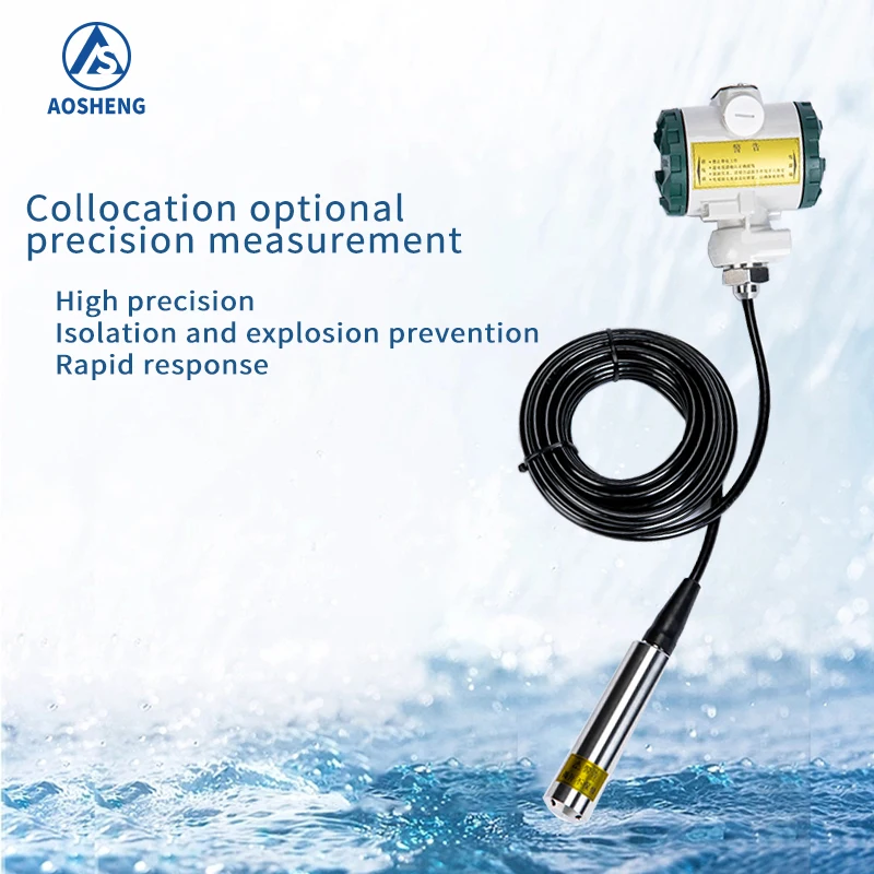 AOSHENG RS485 modbus аналоговый погружной датчик уровня топливного бака 5