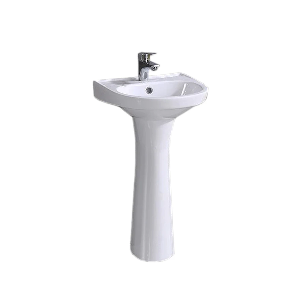 High Quality White Bathroom Pedestal Basin Ceramic Small Size Two Piece Sink Buy Small Size Two Piece Sink