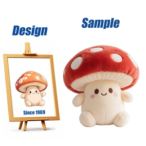 Shengye Custom Stuff Toy Plush Character Professional High Quality Plushie Customized Company logo Plant Mushroom Plush Toy Doll