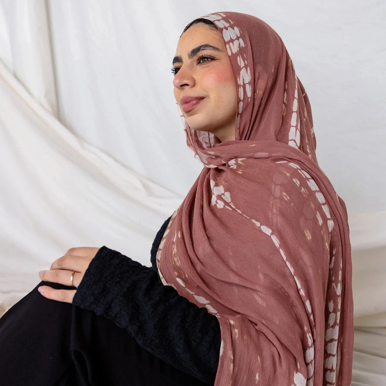 Trendy Customizable Bambi Deer Print Hijabs – Modal Scarves for