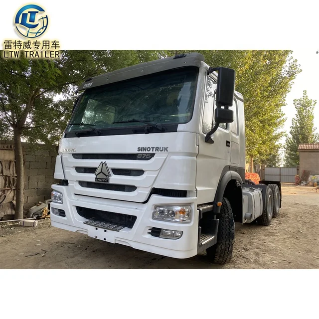 Sino Euro 2 6x4 6x6 50 Tons 2019 heavy duty Tractor Head Used Howo 371hp 375hp Tractors Truck For Sale