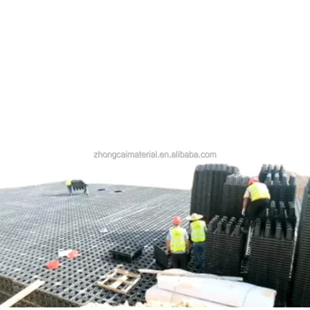 Stormwater Drainage and Treatment System with Rainwater Harvest PP Modules