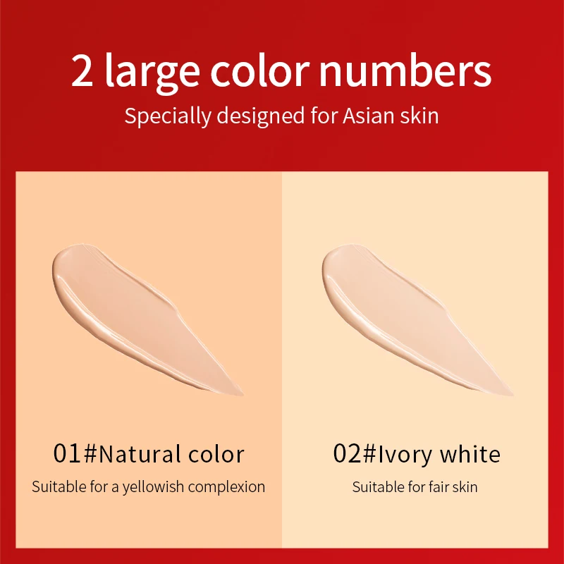 VEZE Long Time Lasting Oil Control Private Label Air Cushion Foundation CC Cream