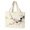 Plum Blossom Long Strap Tote