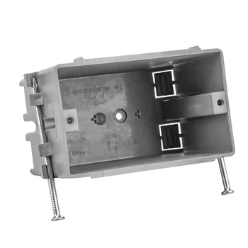 New Work Wall Socket/Switch/GFCI Use PVC Plastic Side-mounted Electrical Outlet Box