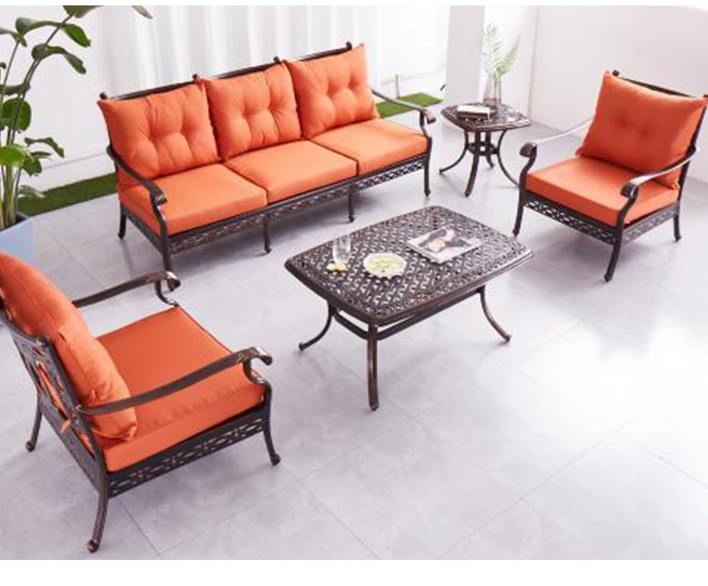 Factory Directly Wholesale Terrific Quality Cast Aluminum Chair Outdoor