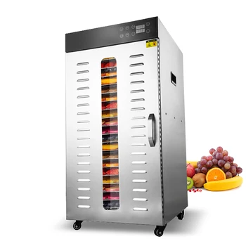 20 Tray Food Dehydrator Dryer with Electrical Heating Elements and Touch Screen Control Panel