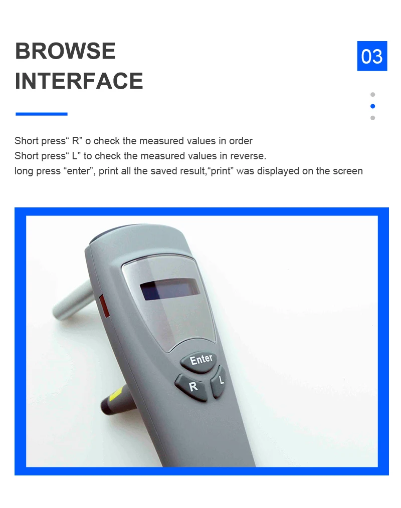 Rightway Brand Ophthalmic equipment Sw-500 Portable Intraocular Pressure Non Contact Rebound Tonometer