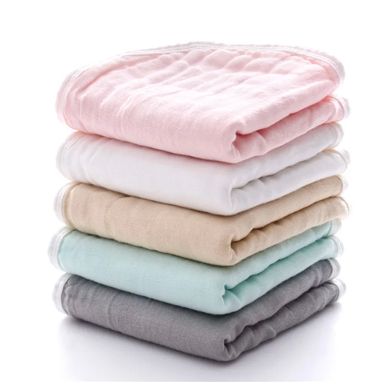 Brand New mousseline carrés pour bébé 100% Coton Doux Réutilisable Bavoir Burp Tissu Essuyez 
