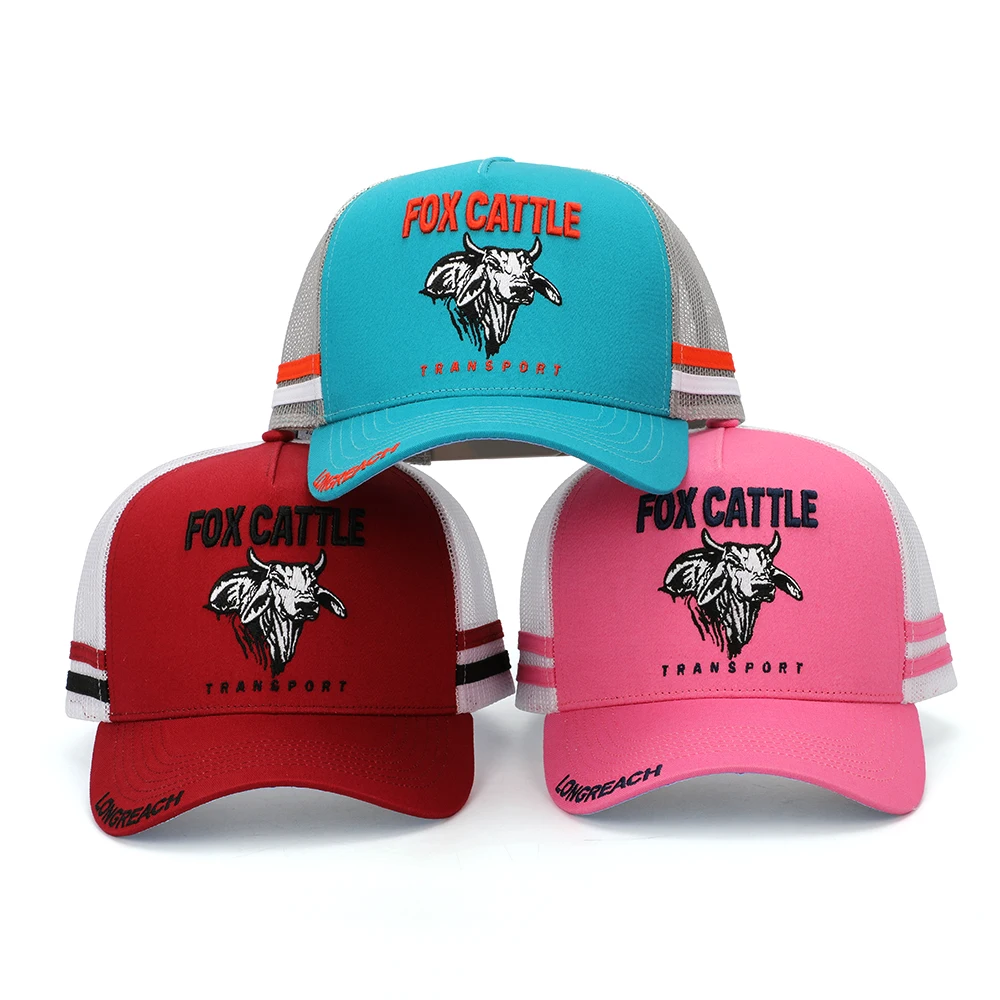 공장 공급 저렴한 광고 호주 높은 프로필 부르고뉴 플레인 딥 피트 여성 문자열 전화 번호 스포츠 트럭 모자