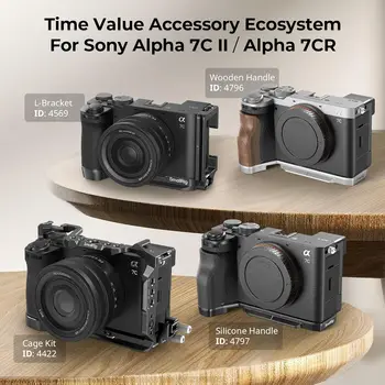 For SMALLRIG Silver Ergonomic Design Thumb Grip for Sony Alpha 7C II/Alpha 7CR/Alpha 7C 8g Microphone Weight Photo Studio product image