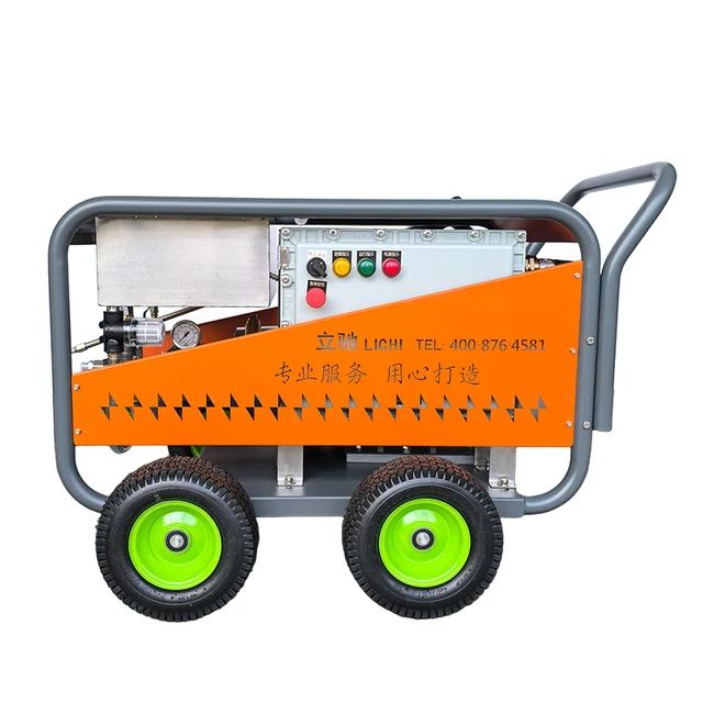 500Bar High Pressure Washer with 22L/Min Flow, Explosion-Proof Motor & Ultra-High Configuration