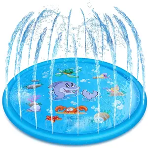 Пользовательские и оптовые изделия из ПВХ водяной спринклер Dets Kids Outdoor Sprinkler Splash Pad