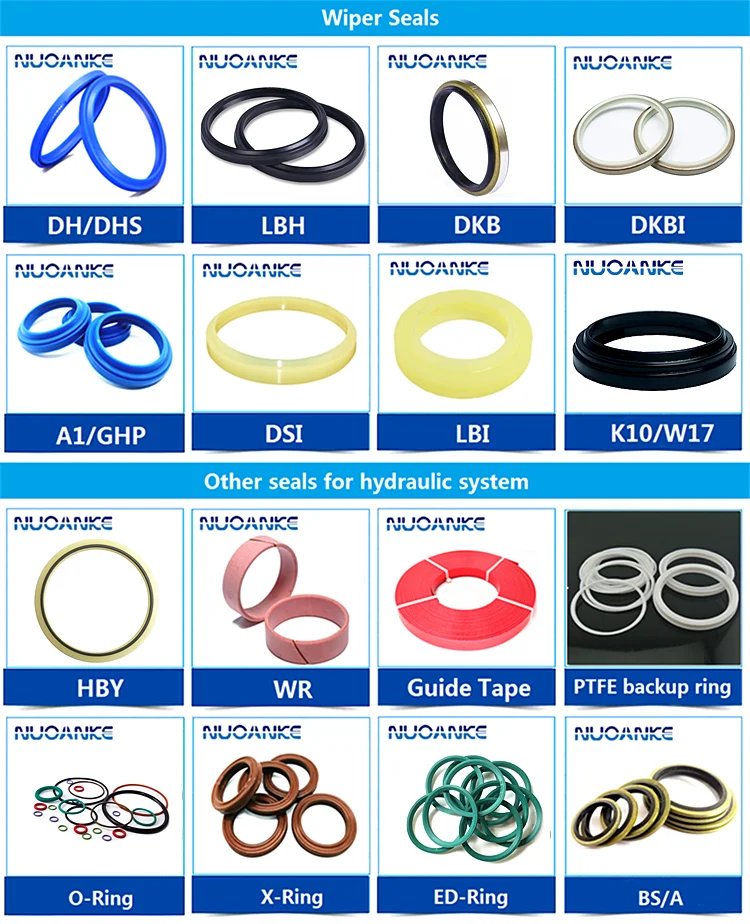 Hydraulic NBR PTFE Bronze HBTS GSJ Step Seal Rod Seal SPGO Glyd Ring SPG SPGW Hydraulic Cylinder Piston Seal