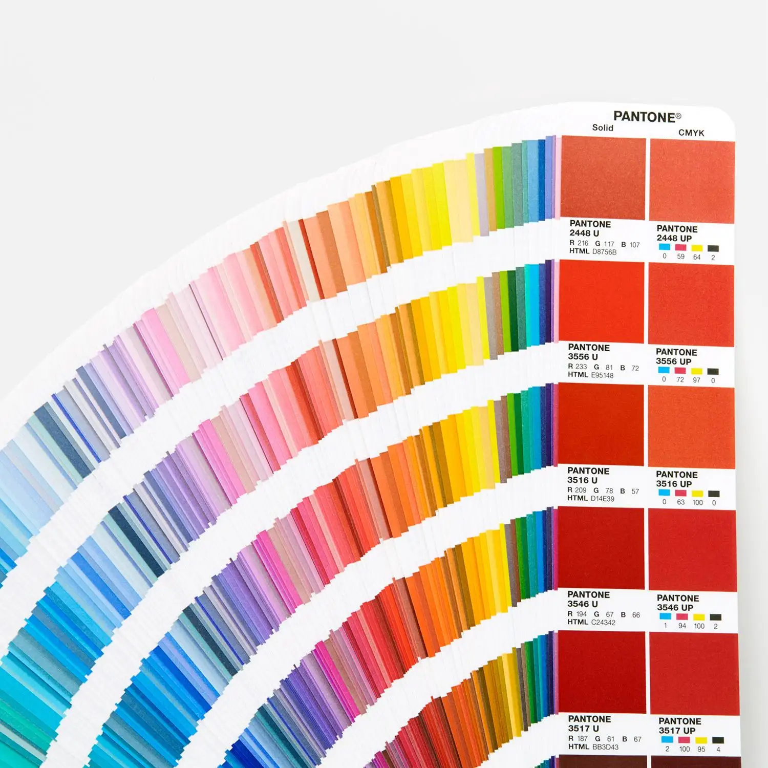 Карта цветов pantone