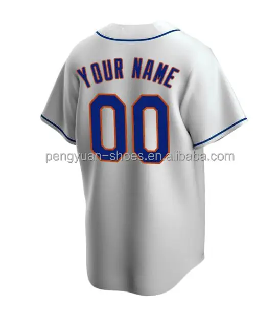 Wholesale Best Quality Stitched Custom Your Name Number Logo Patch New York  Team Style Embroidered American Baseball Jersey From m.