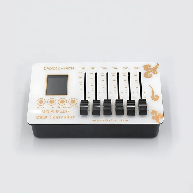 Mini Touchable Dmx Controller with Lcd Display Rechargeable Small Dmx Controller for Stage Effect Lighting Led Dimmer