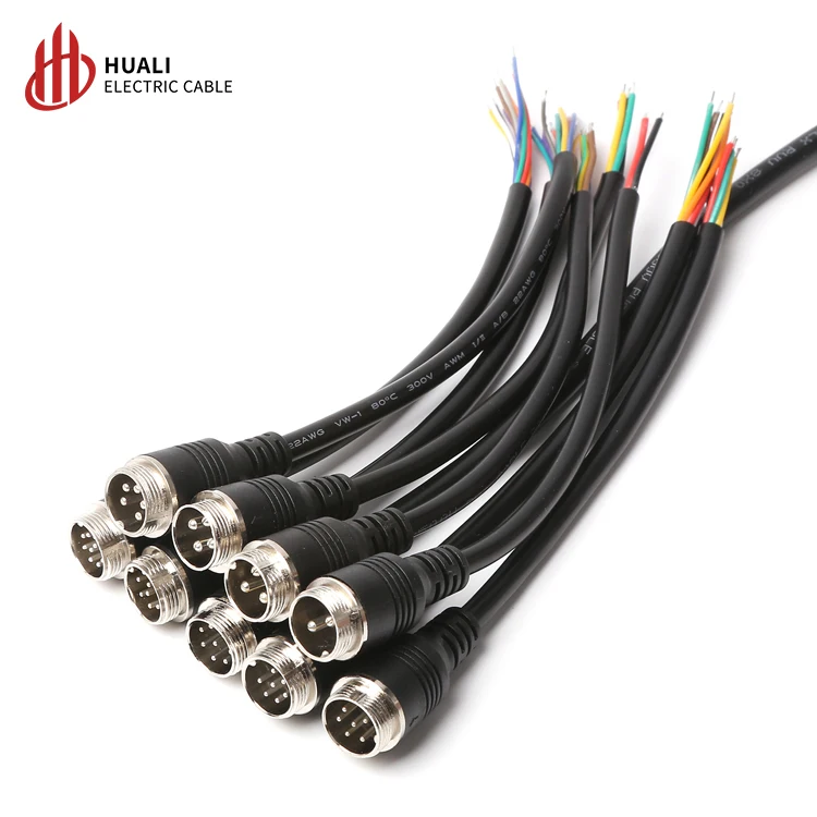 Gx16 Aviation Plugin Connector Plug Socket 6core Injection Molded