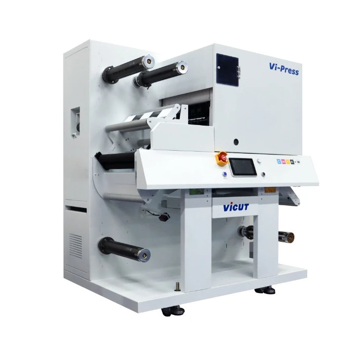 High Quality Roll Digital Label Printer Based Toner Printing Machine Roll to Roll Printing Label Machine Vi-Press