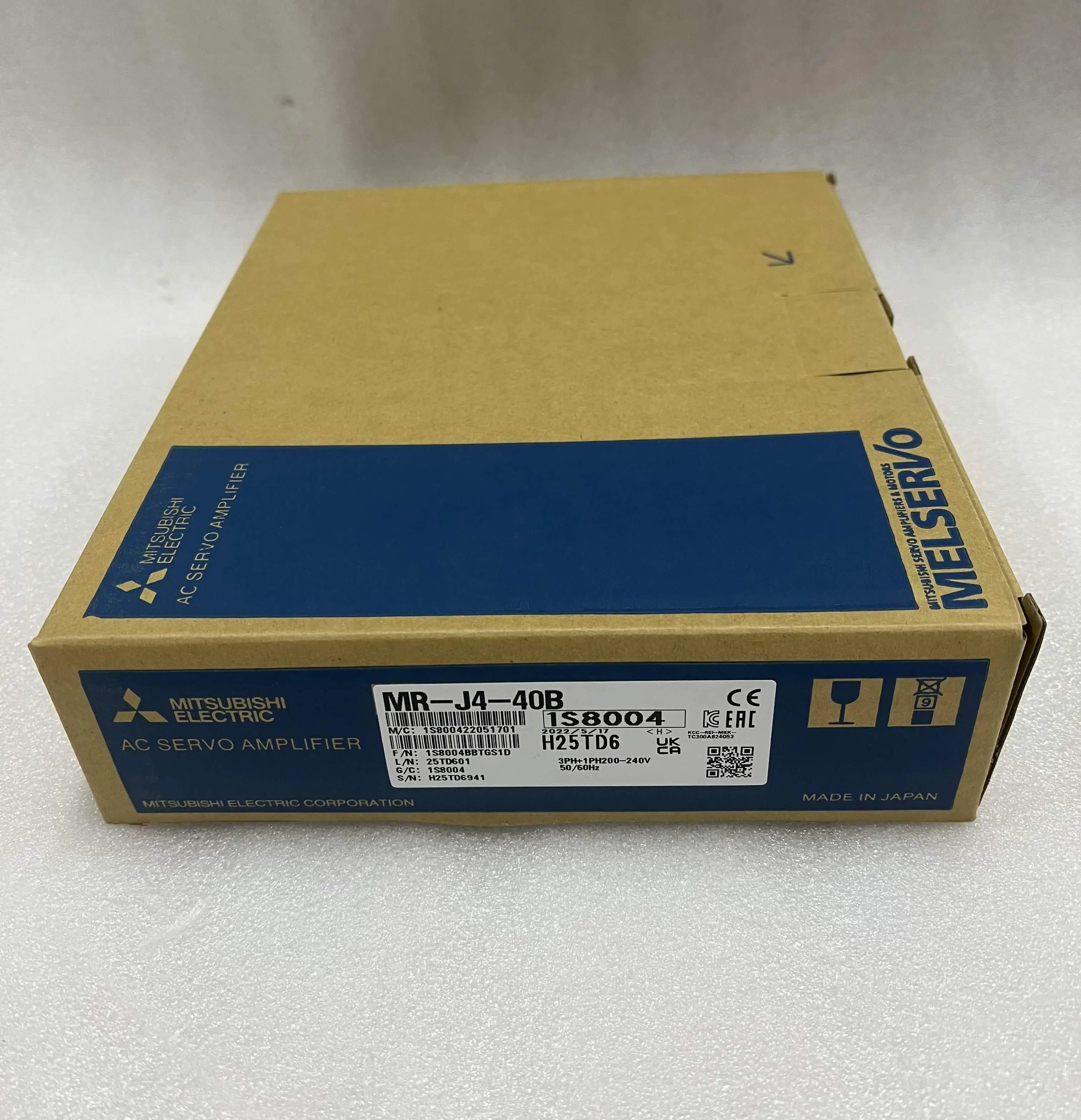 Mitsubishi AC Servo Amplifier MR-J4-40B