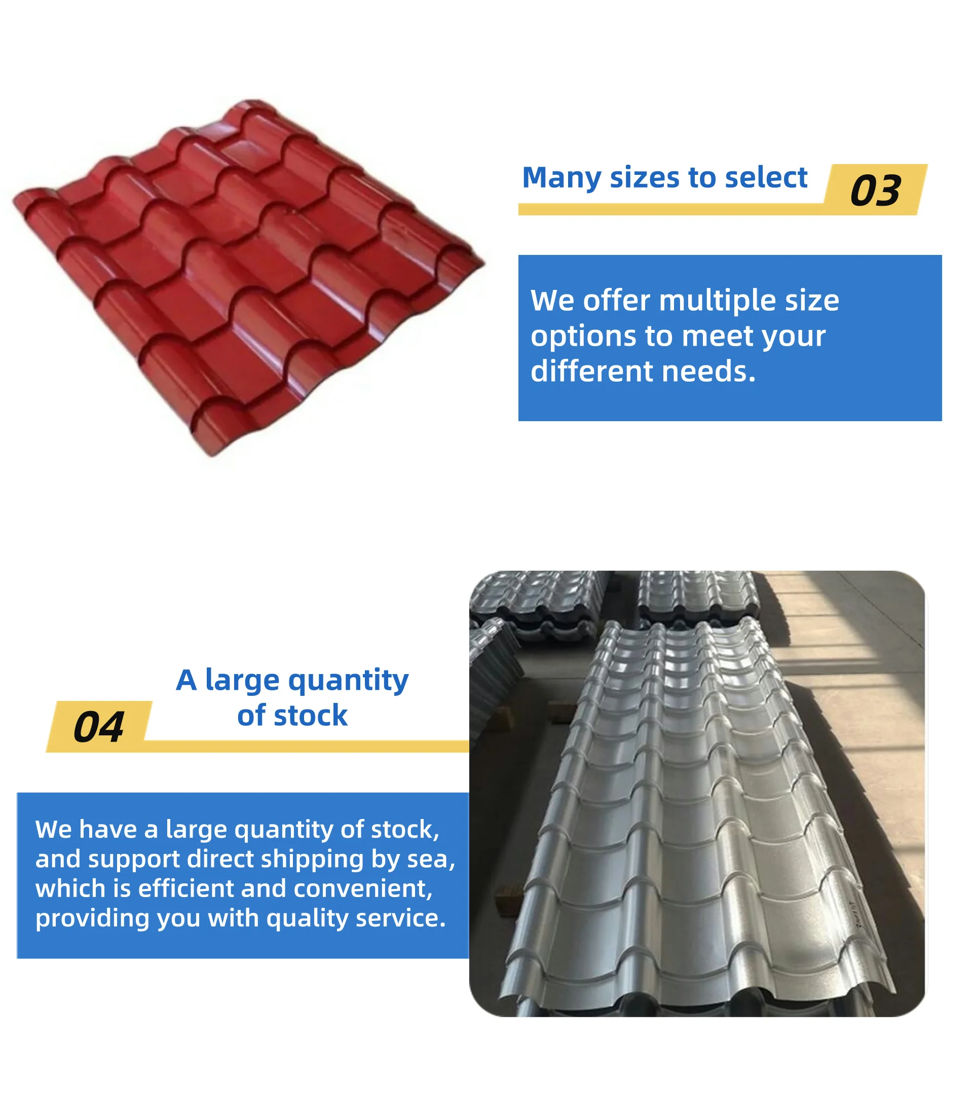 ppgi roofing sheets/galvanized corrugated sheet/metal roofing sheet design-828 Glazed Tiles details