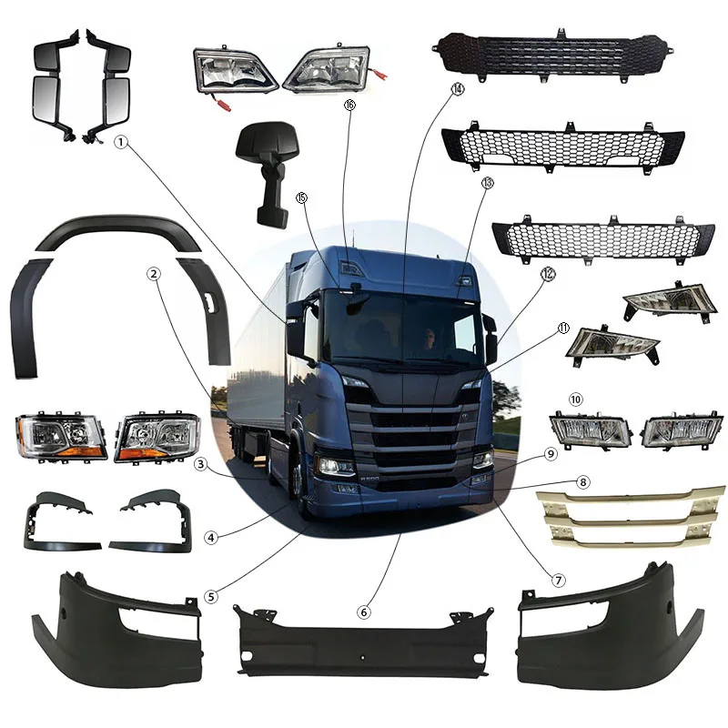 Scania R / P Series Spot Lamp Left Hand – HGVBodyParts 1446353 1852569