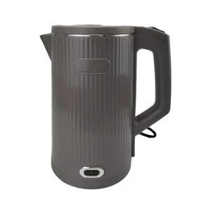 New Arrival 1.8L Double Wall Electric Kettle Fast Boil Cordless Water Boiler Temperature Control for Home Office Outdoor Use