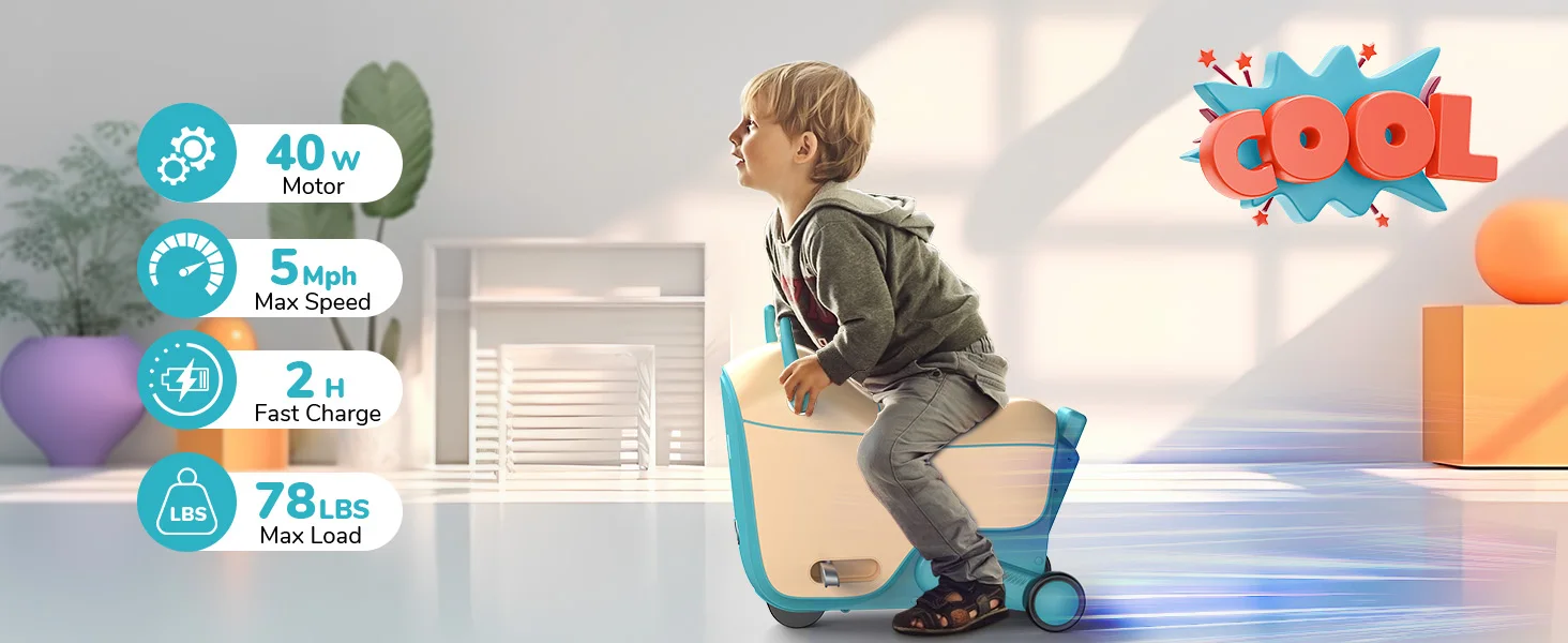 GNU Children Friendly Rideables Electric Scooter Ride on Kids Scooter ...