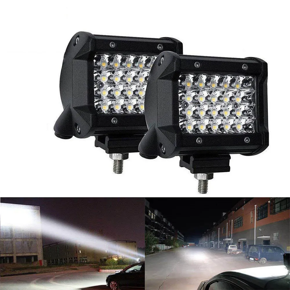 4inch 72w 6000k Led Offroad Light Bars Outdoor Suv Work Lamp For Trucks