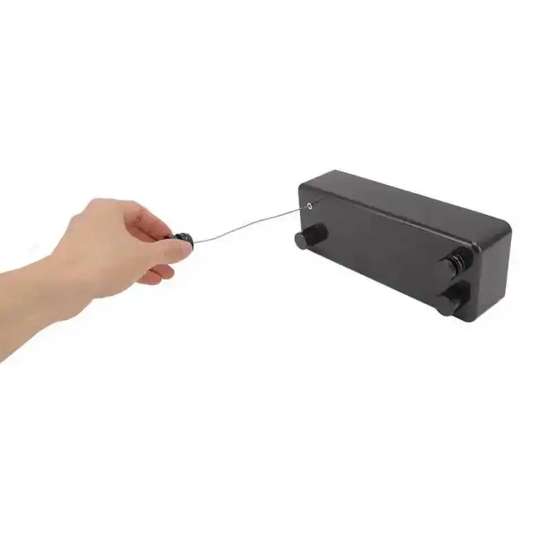 Retractable Clothesline Wall Mounted Heavy Duty Thickened Stainless Steel Double Laundry Line for Balcony Hotel 13.8ft
