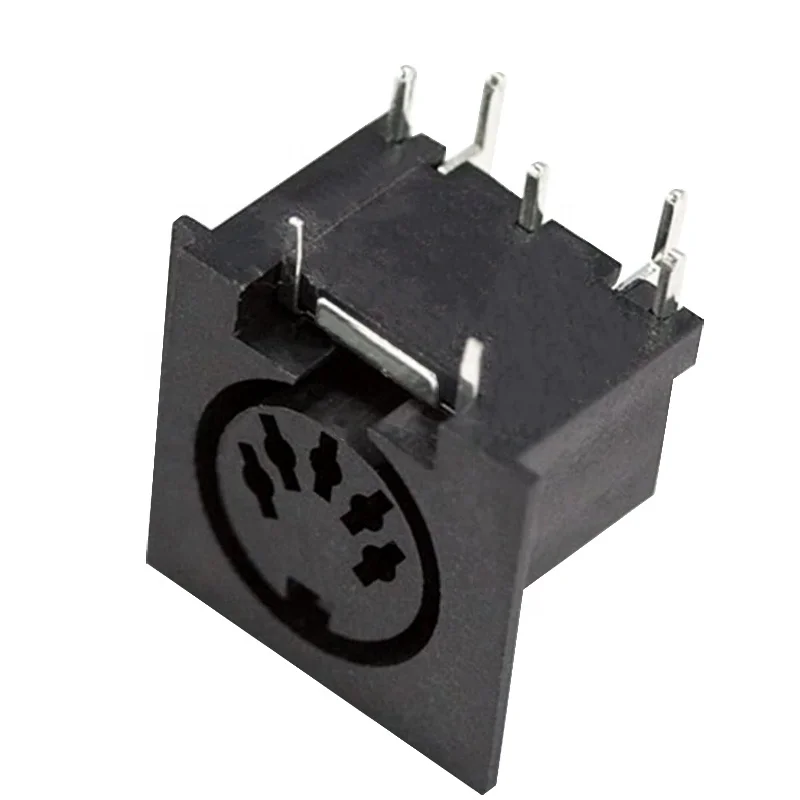 Female Midi Port Connector 5 Pin Din Socket Buy Din Socket,Round Pin