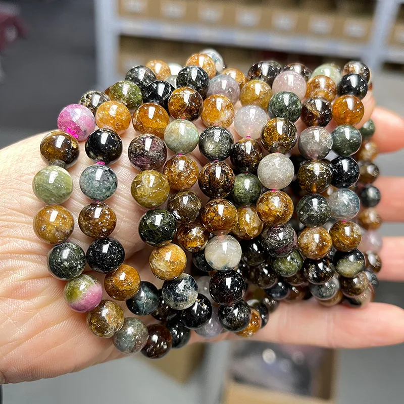 Wholesale Natural Stone Quartz Crystal Beads Bracelets 6mm 8mm 10mm