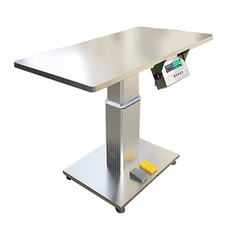 Electric Lifting Exam Table With Scale Column Lifting Diagnosis And