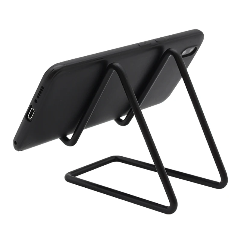 Creative Iron Wire Table Mobile Phone Holder Electroplating
