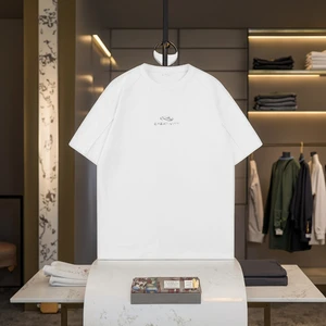 Summer National Fashion Three-Dimensional Metallic Printed Retro T-Shirt Loose-Fit Short-Sleeved Men Women Knitted 100% Cotton