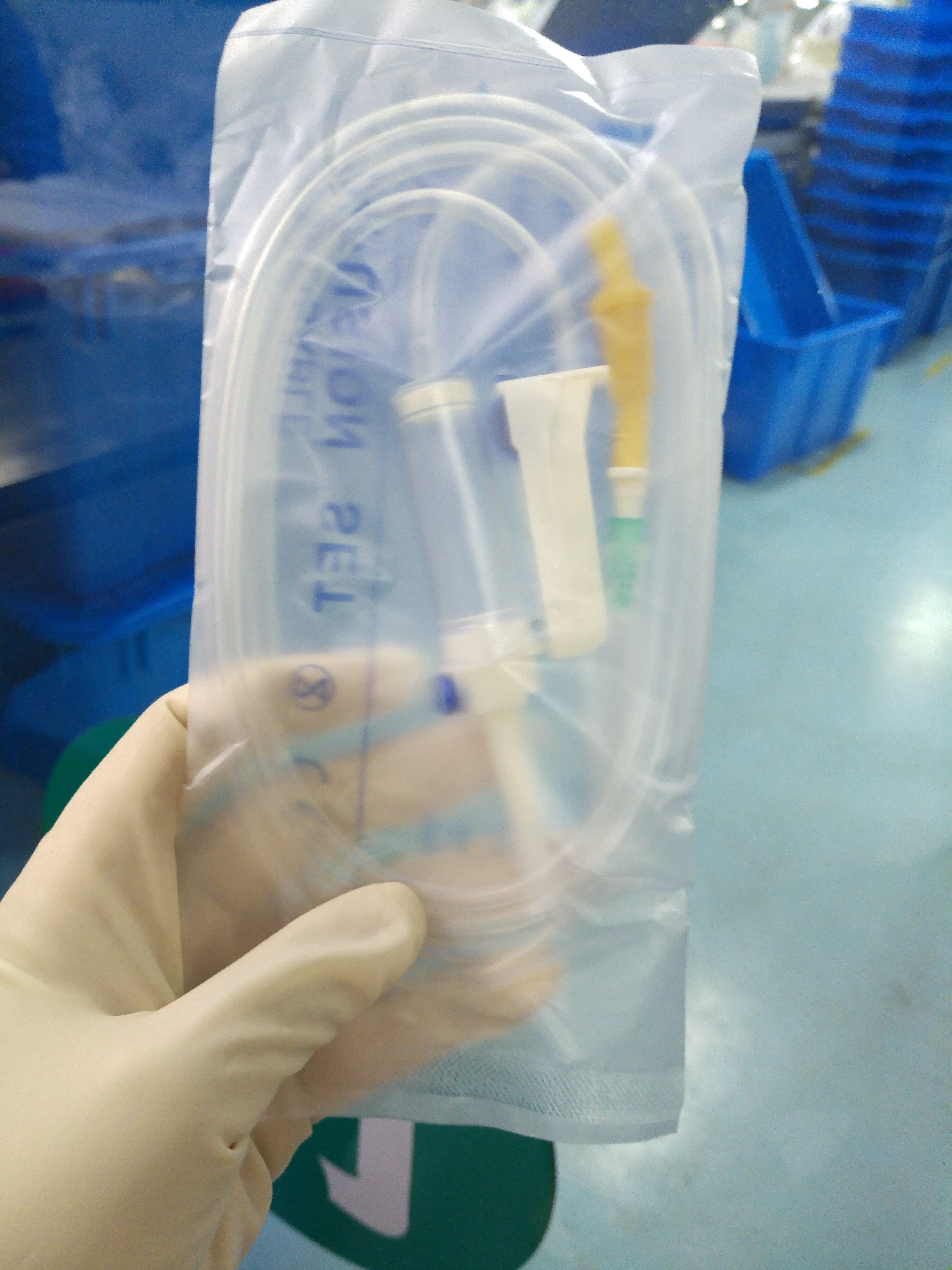 OEM Disposable PVC Infusion Set Medical Disposable Sterilized IV Set with Luer Lock Factory Direct