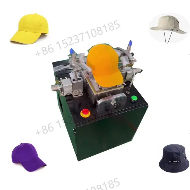 Automatic Small Shop Use Baseball Hat Cap Ironing Machine Single Head Hat Cap Making Machine with Good Price