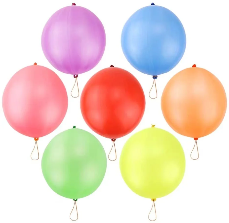 18-inch 8g Thickened Party Decoration Punching Balloon, Rubber Band Handle  Bouncing Balloon Toy Balloon - Main Image