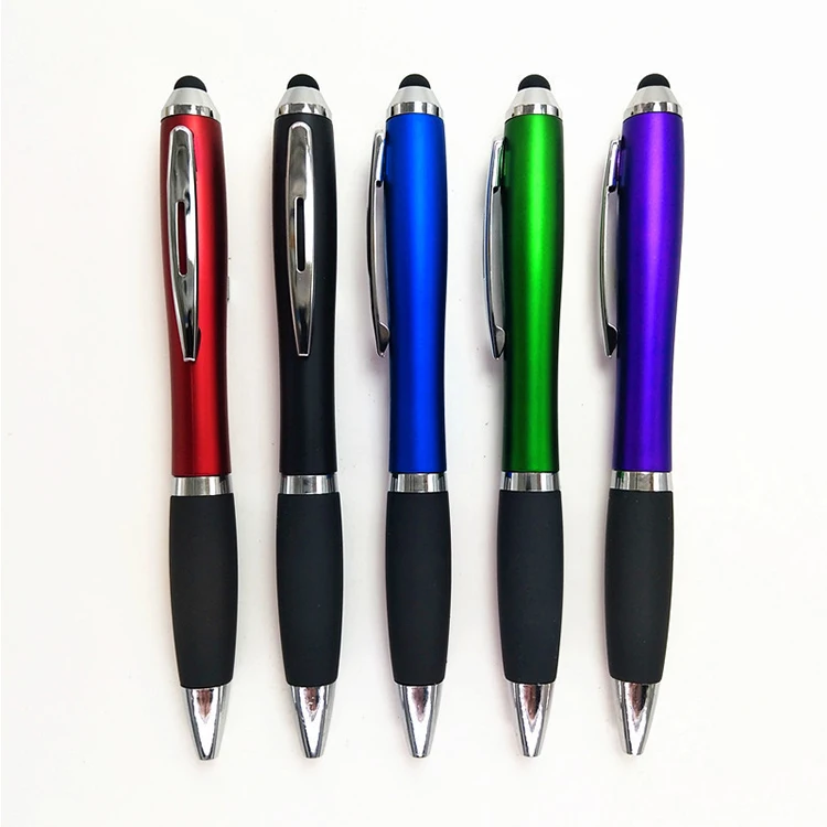 Amerpromo Ballpoint Pens parker Beta Standard Chrome Trim Red Color Plastic Body Custom logo Promotional Writing Ballpoint Pen