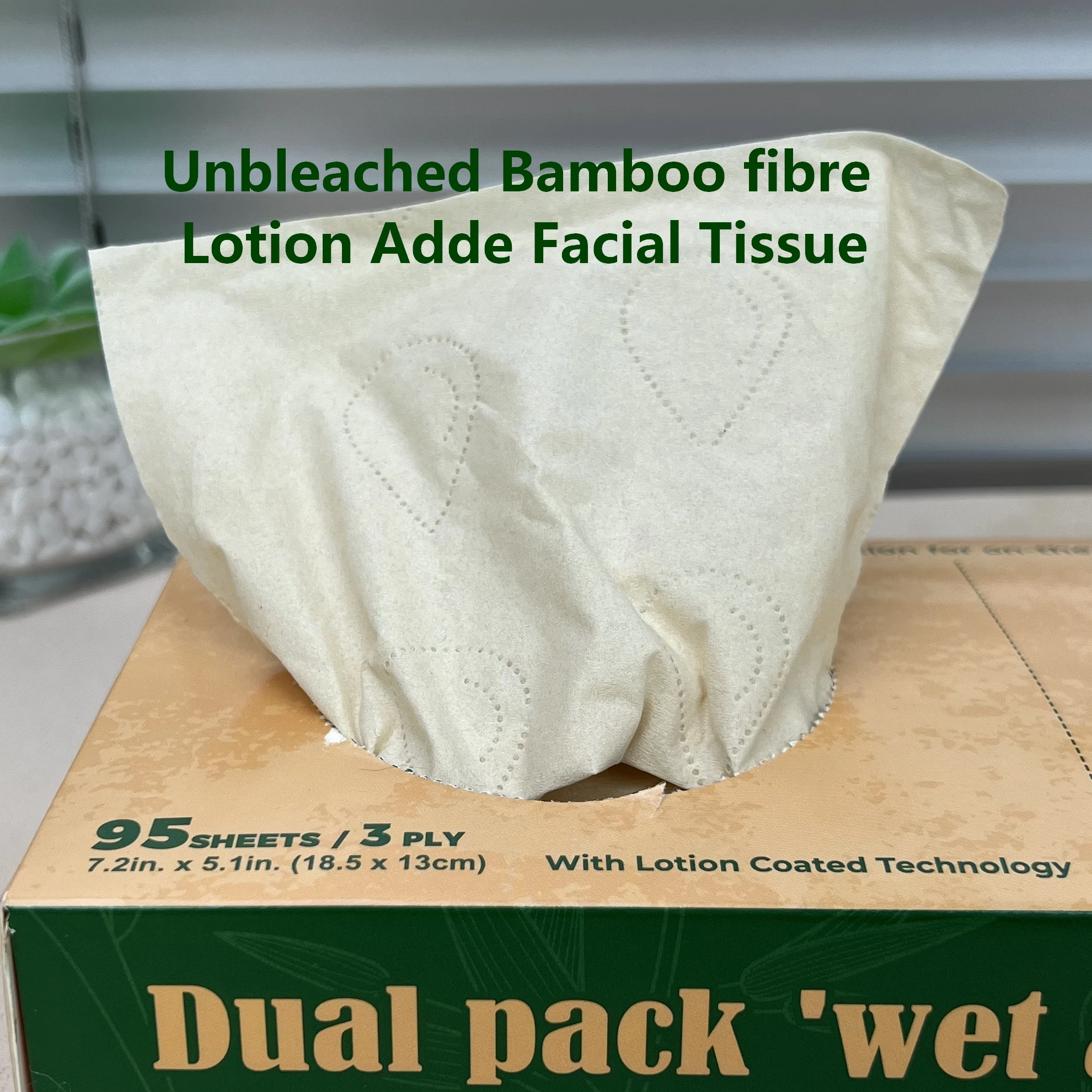Ultra Weiche Bambus-Box Lotion Gesichtstcher Servietten mit Aloe Vera  Einweg Praktische Beruhigende Tcher Wrfelbox