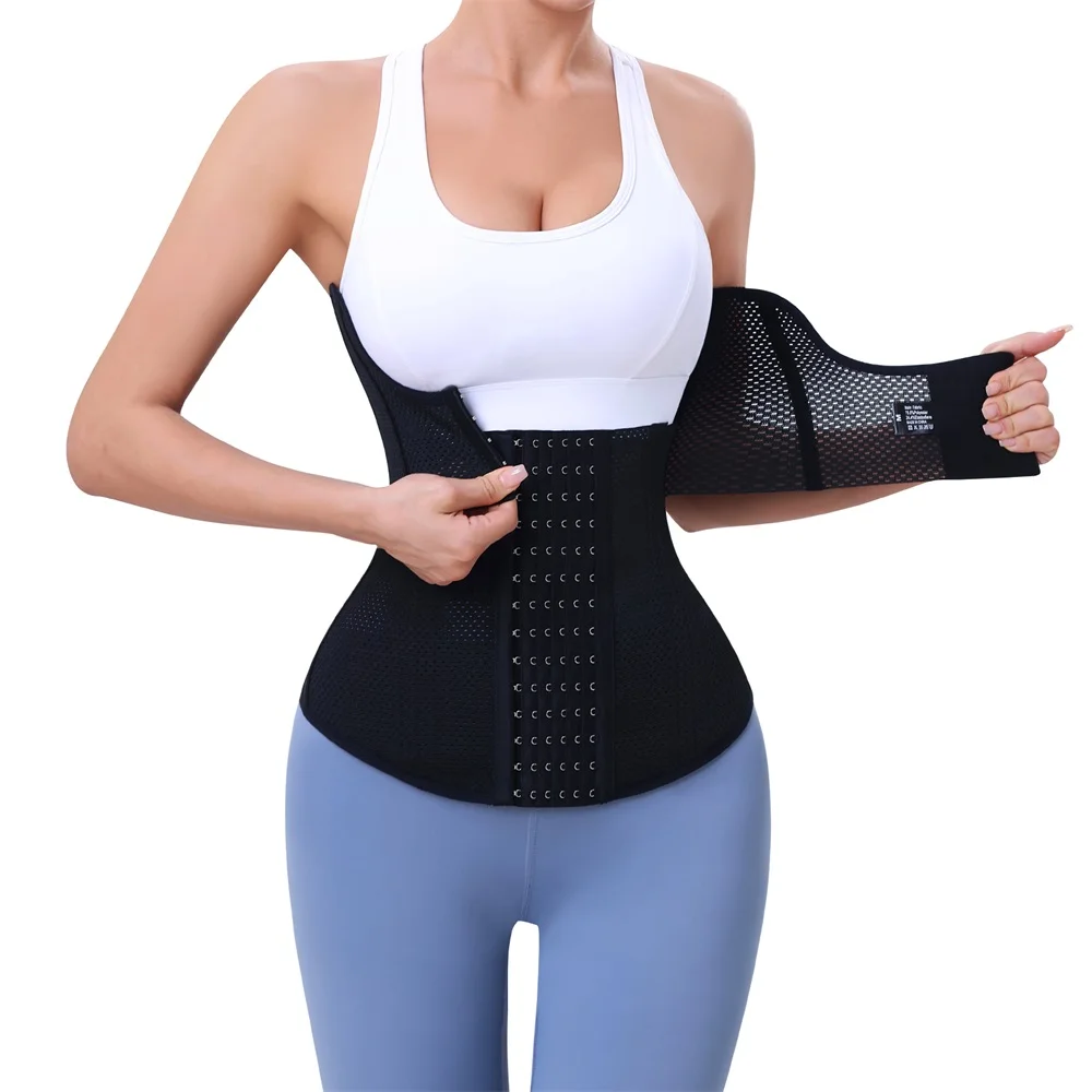 Tummy Control Shaper Waist Trainer Shaperwear Waist Cincher Trimmer Belt Double Trimmer Shaping Wrap Girdle Full Body Corset supplier