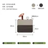 Stile a blocchi: a-khaki eucalipto affumicato