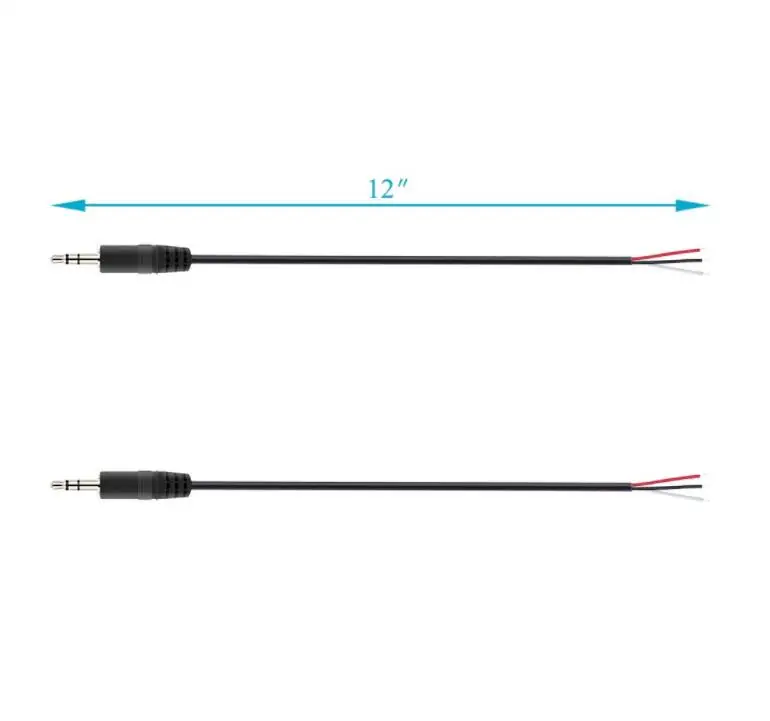 Sostuisci il connettore maschio da 3,5 mm con il cavo audio