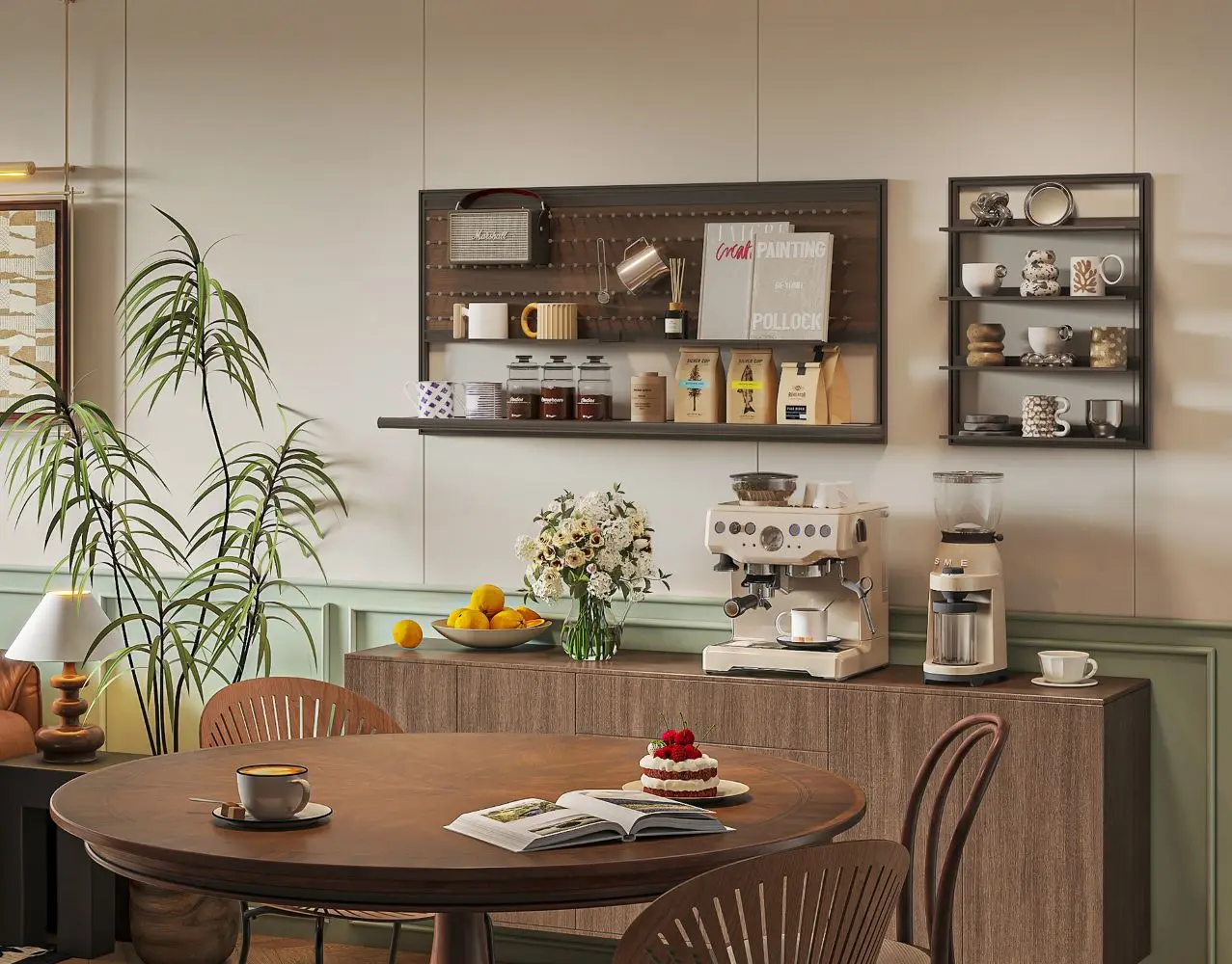 Best Quality Dinning Room Wall Storage Shelf Aluminium Alloy Wall Mounted Storage Rack for Home manufacture