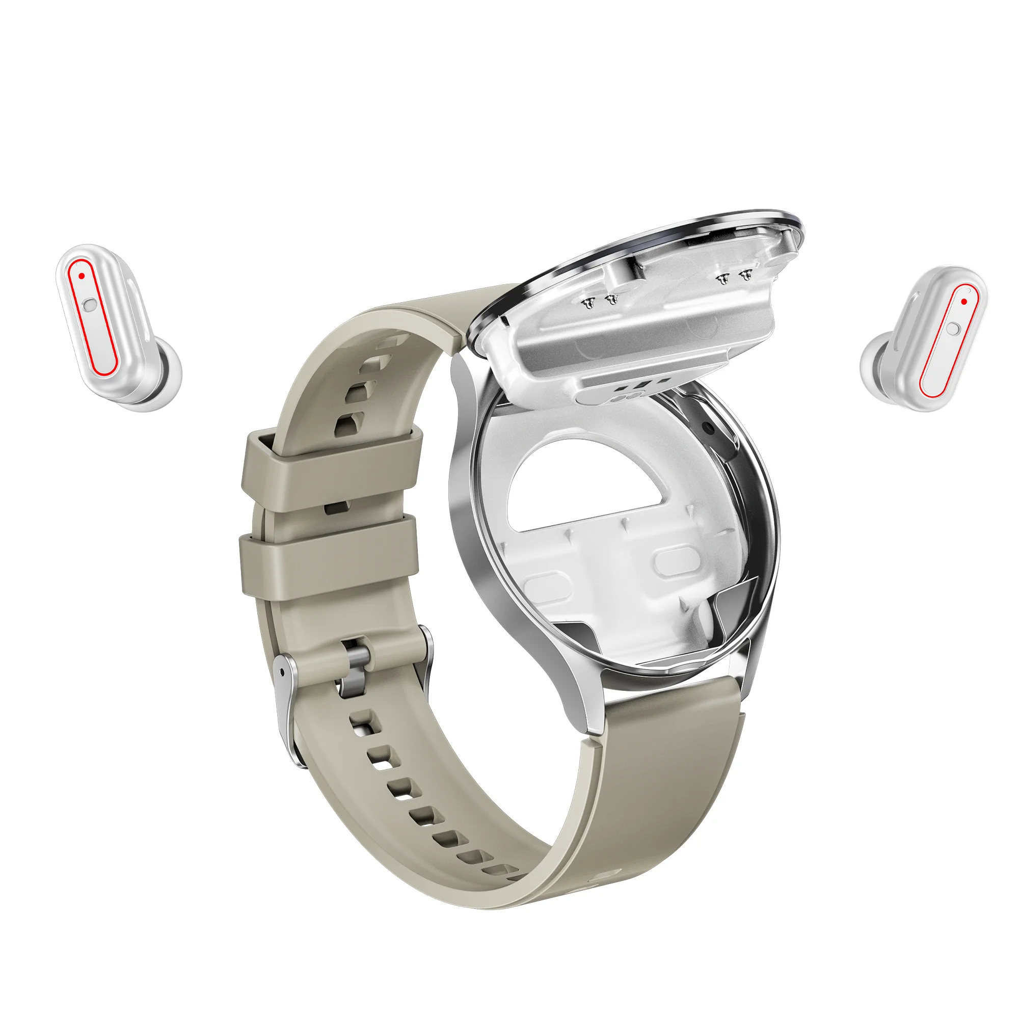 Smart Watch Tws Headset X10 Android Ios Men Women NFC Heart Rate Touch Color Display Ip67 Waterproof Watch with Earbuds 2 in 1