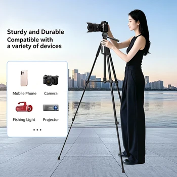 F3366T Fishing Light Bracket Camera Tripod F360T Telescope Tripod Live Streaming Bracket detail image