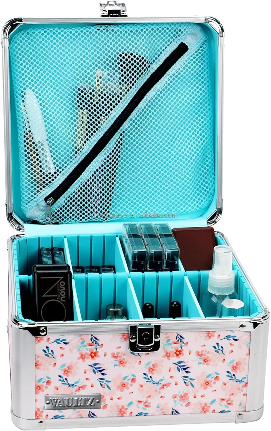 Large Storage Box With Lock,Mesh Pocket & Adjustable Compartments Buy